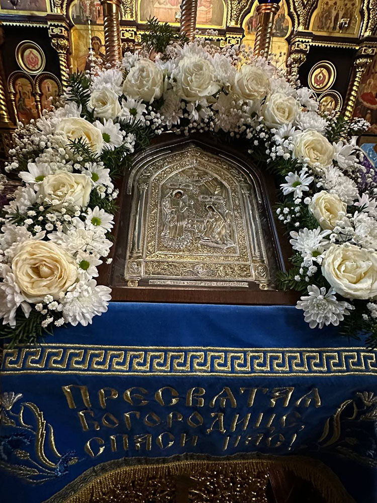 Архипастырское служение  Архиепископа Гурия в Гродненской обители в праздник Благовещения Пресвятой Богородицы